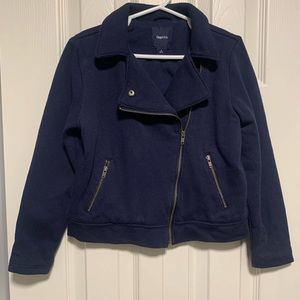 Gap Girls Blue Moto Jacket